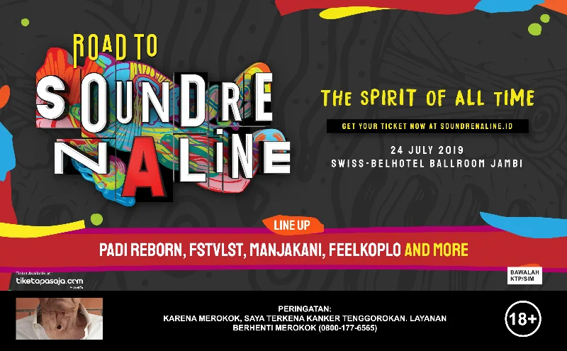 Poster Road To Soundrenaline 2019 - JAMBI