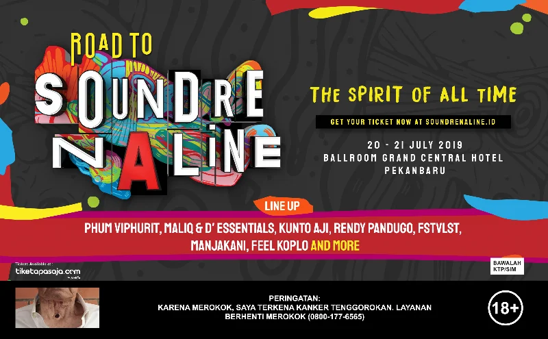 Poster Road To Soundrenaline 2019 - PEKANBARU