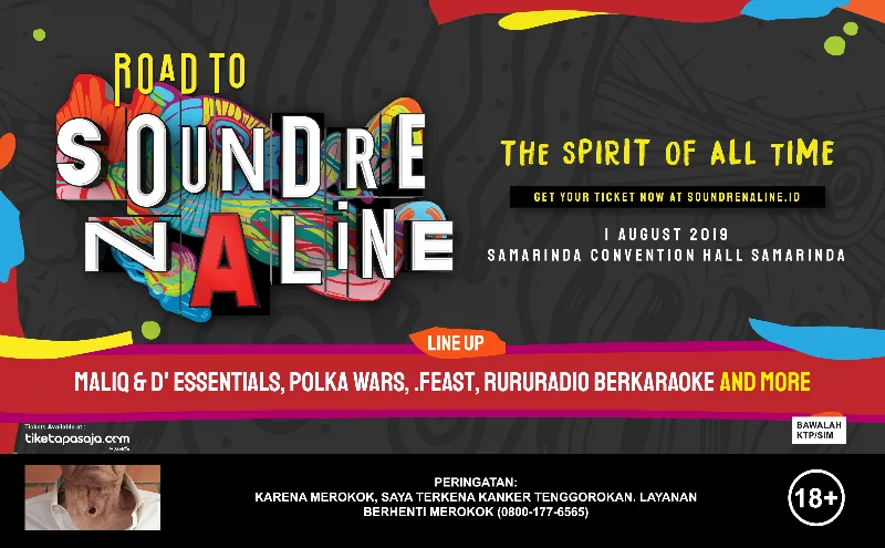 Poster Road To Soundrenaline 2019 - SAMARINDA