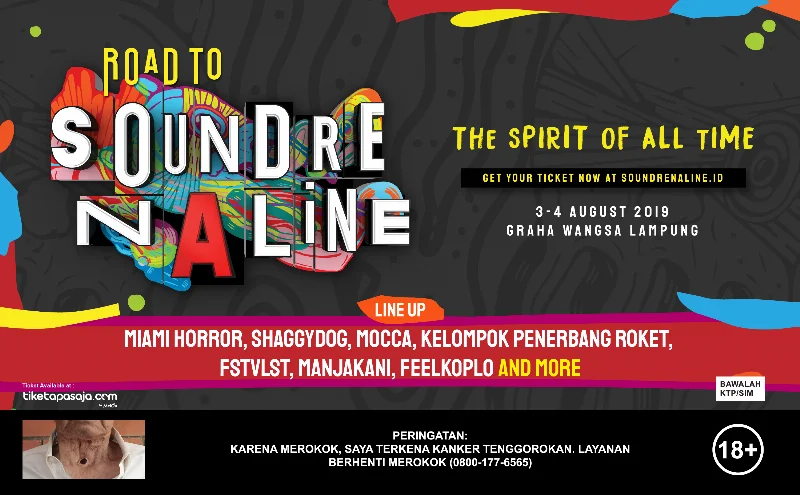 Poster Road To Soundrenaline 2019 - LAMPUNG