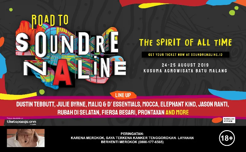 Poster Road To Soundrenaline 2019 - MALANG