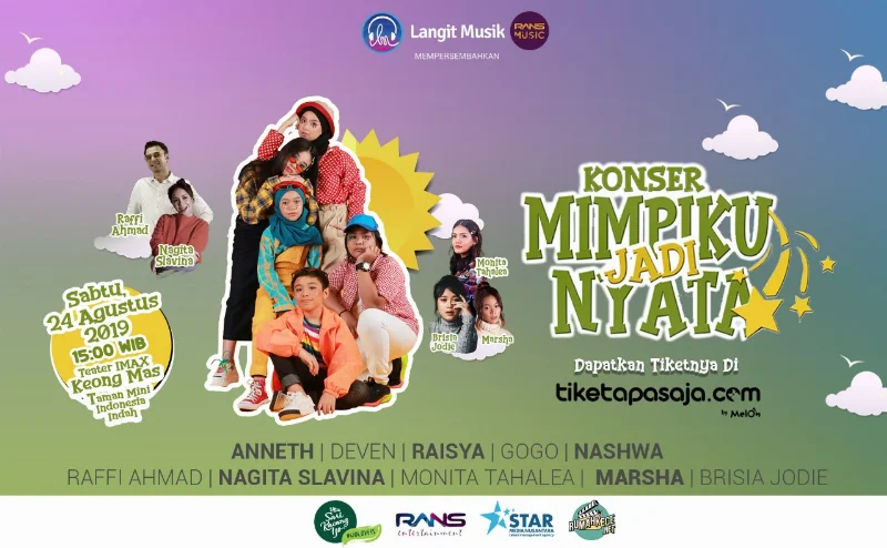 Poster Konser Mimpiku Jadi Nyata