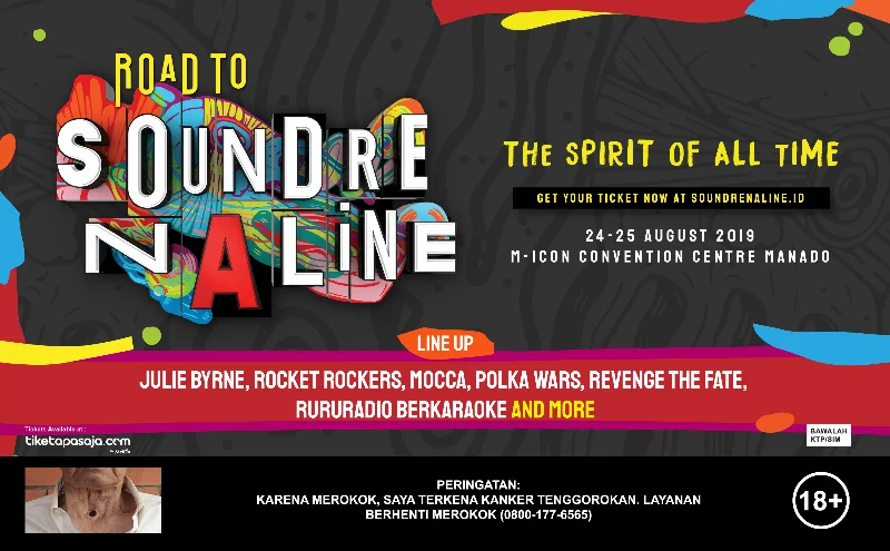 Poster Road To Soundrenaline 2019 - MANADO