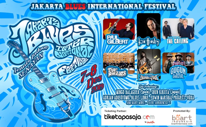 Poster JAKARTA BLUES INTERNATIONAL FESTIVAL 2019