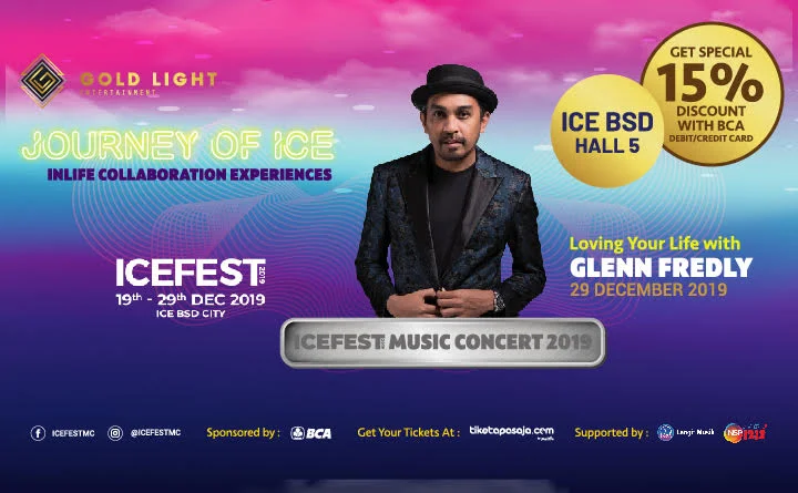 Poster JOURNEY OF ICE Loving Your Life with Glenn Fredly