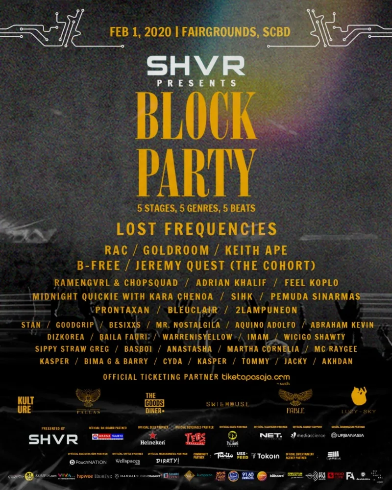 Poster JAKARTA BLOCK PARTY 2020