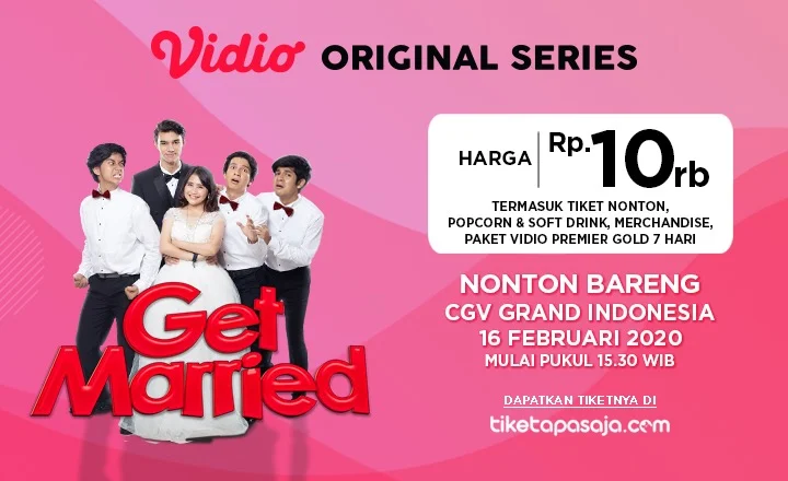 Poster NONTON BARENG GET MARRIED SERIES