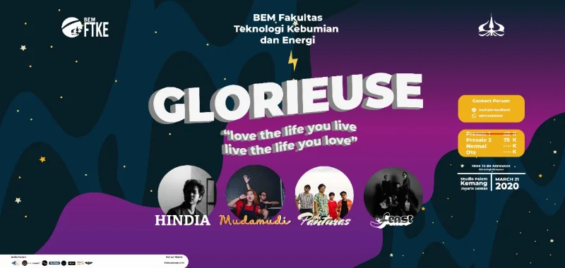 Poster GLORIEUSE 2020