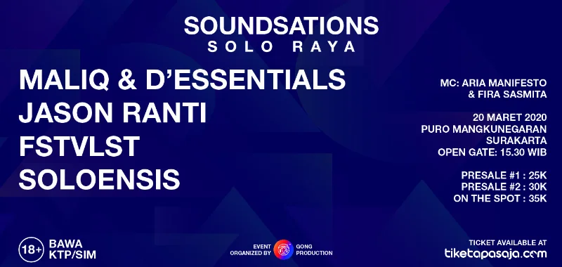 Poster SOUNDSATIONS - SOLO RAYA