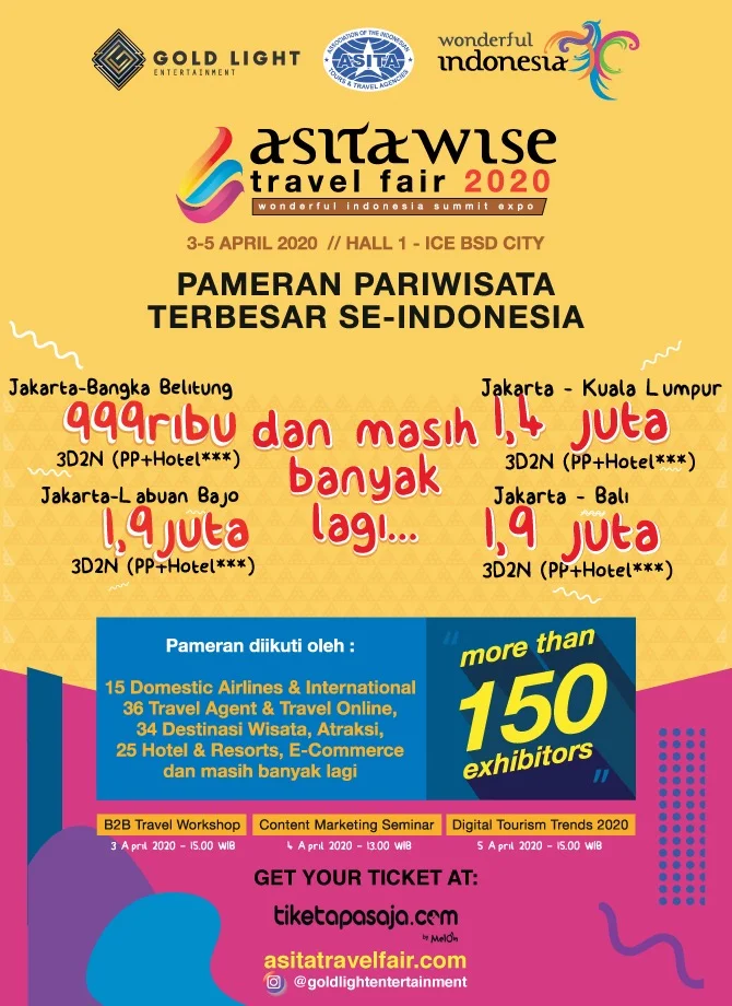 Poster ASITAWISE Travel Fair 2020