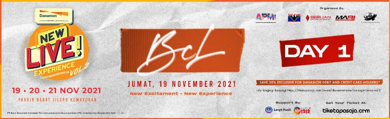 Poster Danamon New Live Experience Vol. 2