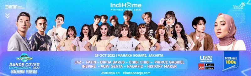 Poster Kpop Invasion Dance Cover Competition (KIDCC) 2022