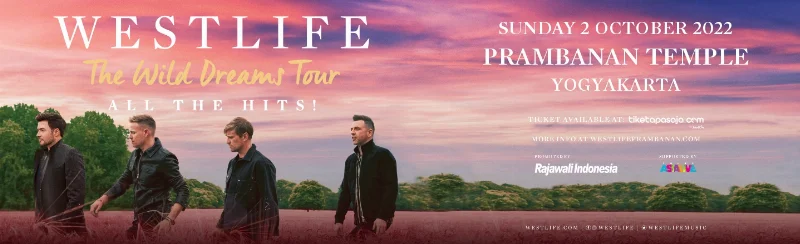 Poster WESTLIFE THE WILD DREAMS TOUR 2022