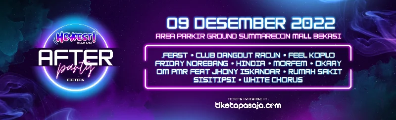 Poster HEYFEST! AFTER PARTY 2022