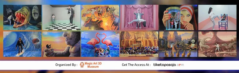 Poster Magic Art 3D Museum Kota Tua Jakarta