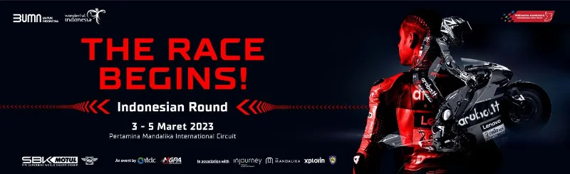 Poster World Superbike 2023 Indonesian Round