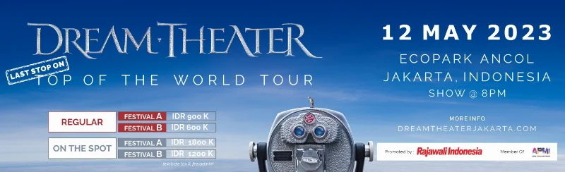 Poster DREAM THEATER TOP OF THE WORLD TOUR