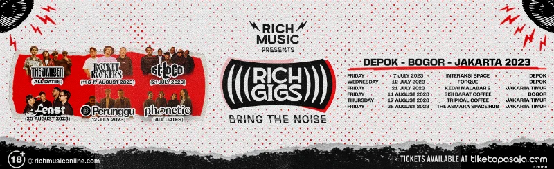 Poster Rich Gigs - Bring The Noise With The Jansen