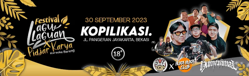 Poster LAGU-LAGUAN X PIDJAR KARYA