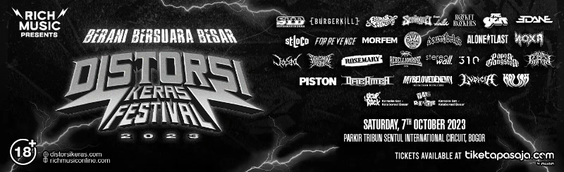 Poster DistorsiKERAS Festival 2023