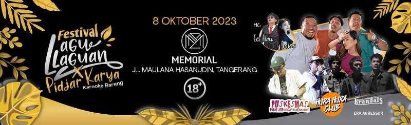 Poster LAGU-LAGUAN X PIDJAR KARYA TANGERANG