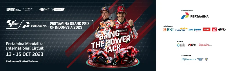 Poster PERTAMINA GRAND PRIX OF INDONESIA 2023