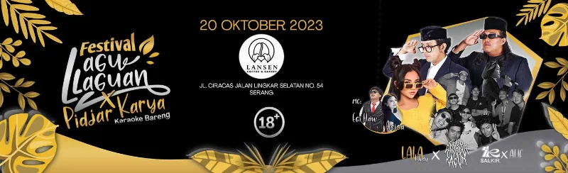Poster LAGU-LAGUAN X PIDJAR KARYA SERANG