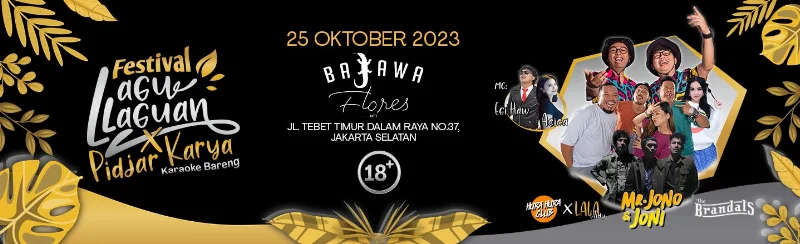 Poster LAGU-LAGUAN X PIDJAR KARYA JAKARTA