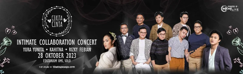 Poster INTIMATE COLABORATION CERITA CINTA