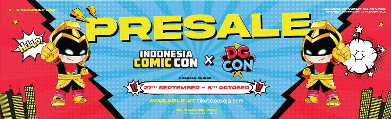 Poster Indonesia Comic Con x DG Con 2023