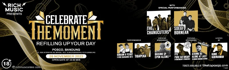Poster CELEBRATE THE MOMENT - REFILLING UP YOUR DAY