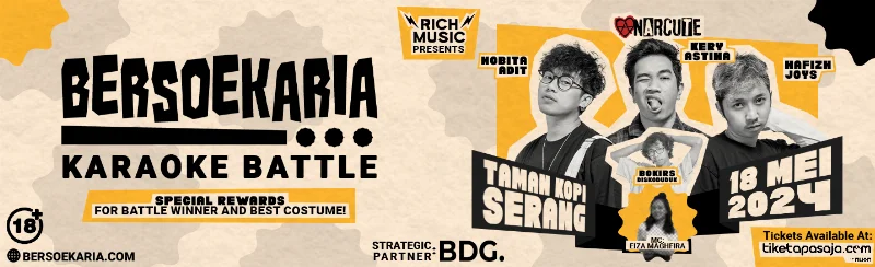 Poster Bersoekaria - Taman Kopi Serang - Serang
