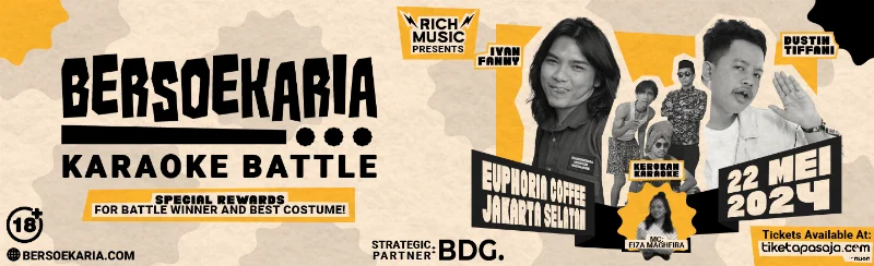 Poster Bersoekaria - Euphoria Coffe - Jaksel