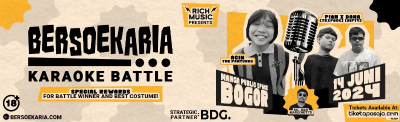 Poster Bersoekaria - Manga Public Space - Bogor
