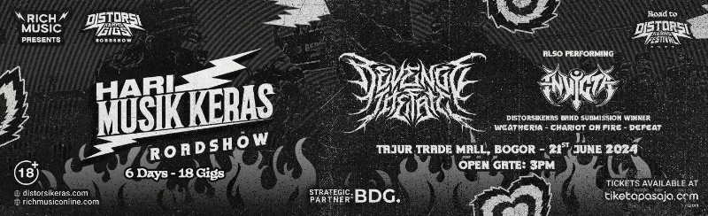Poster DistorsiKERAS Gigs Bogor - Tajur Trade Mall