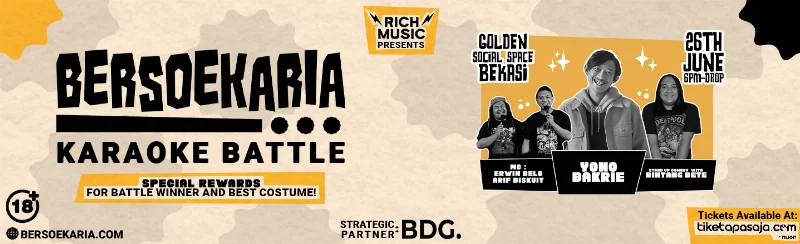 Poster Bersoekaria - Golden Social Space - Bekasi