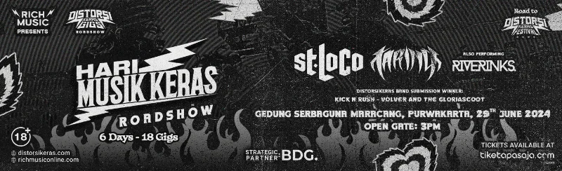 Poster DistorsiKERAS Gigs Purwakarta
