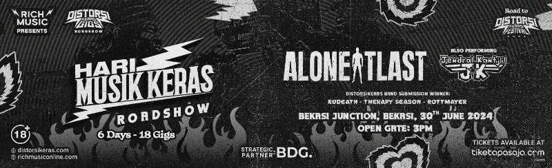 Poster DistorsiKERAS Gigs Bekasi - Bekasi Junction