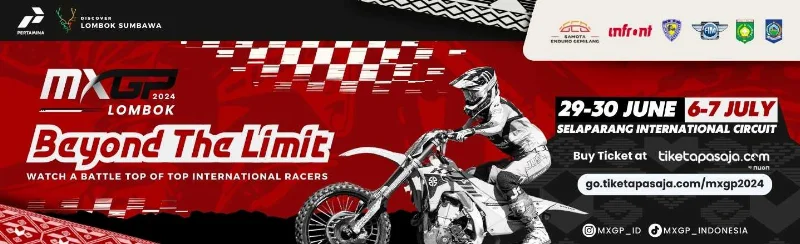 Poster MXGP OF WEST NUSA TENGGARA 2024 & MXGP OF LOMBOK