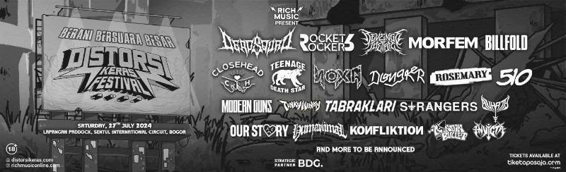 Poster DistorsiKERAS Festival 2024
