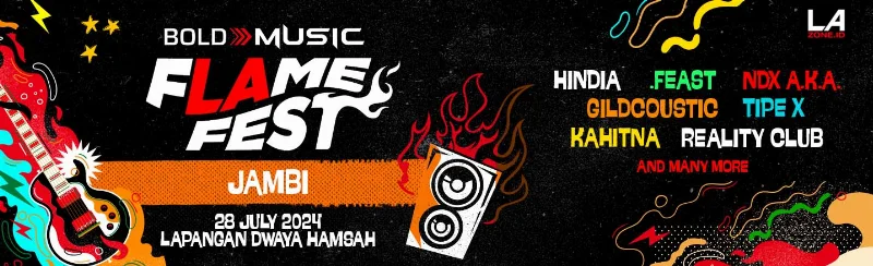Poster Flame Fest 2024 - Jambi