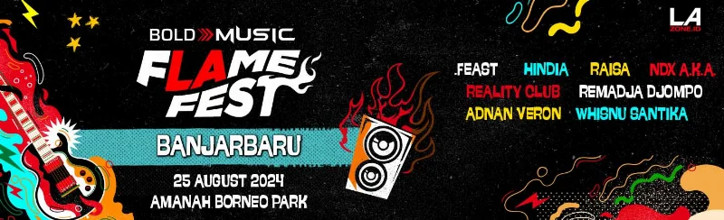 Poster Flame Fest 2024 - Banjarbaru