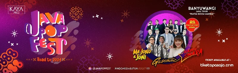 Poster JAVA POP FEST 2024
