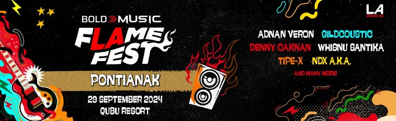 Poster Flame Fest 2024 - Pontianak