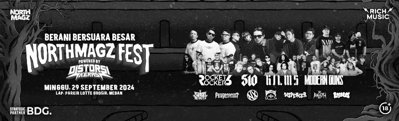 Poster NorthMagz Fest Powered by DistorsiKERAS