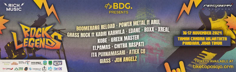 Poster Rock Legends Festival Jawa Timur