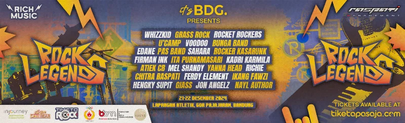 Poster Rock Legends Festival Bandung
