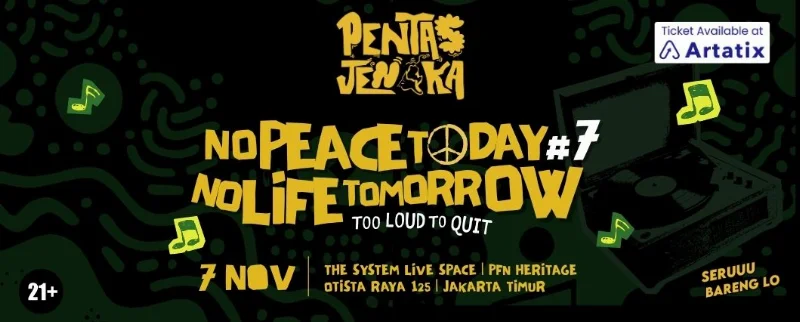 Poster No Peace Today No Life Tomorrow