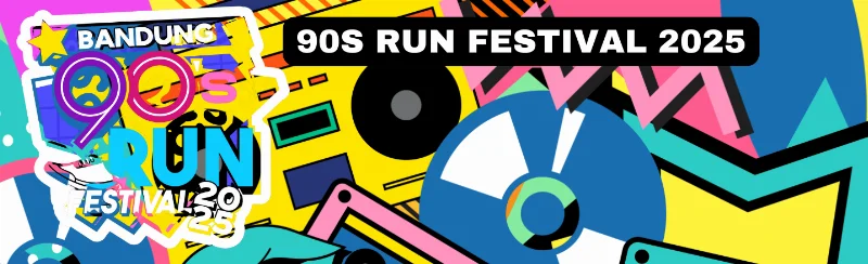 Poster BANDUNG 90S RUN FESTIVAL 2025