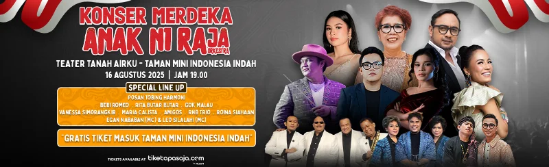 Poster KONSER MERDEKA ANAK NI RAJA